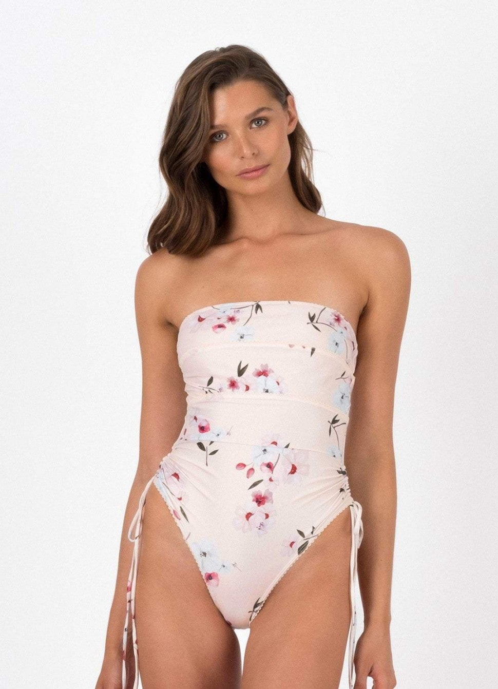 Peony floral one-piece