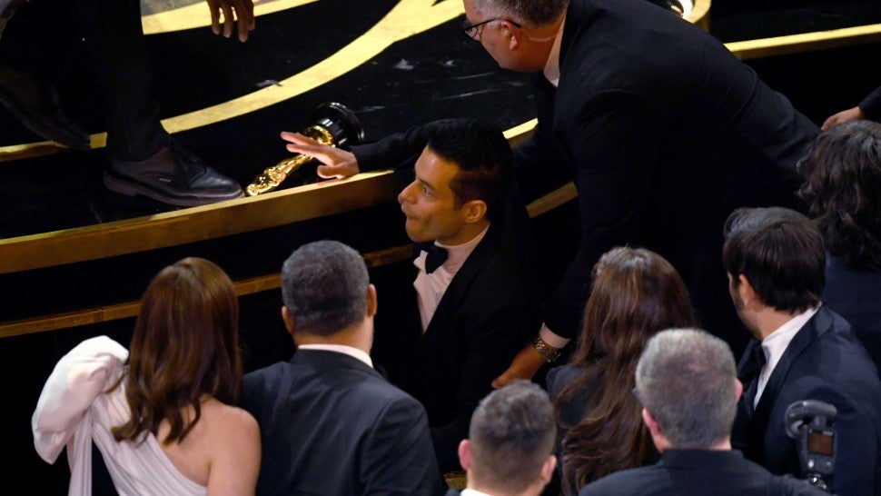 Rami Malek at the 2019 Oscars