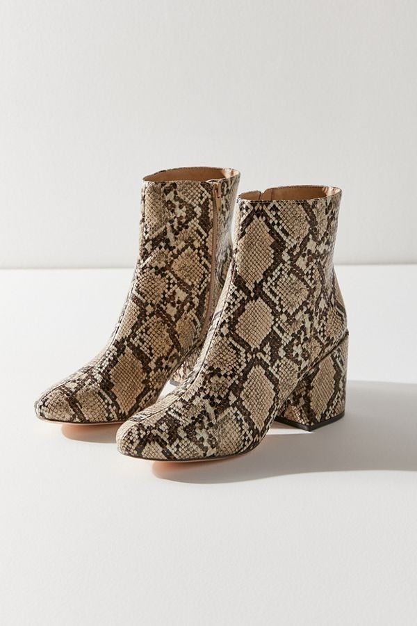 Urban Outfitters snakeskin boots
