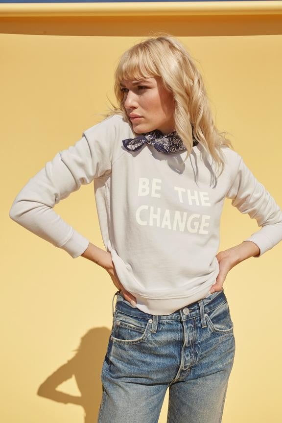 AMO Be the Change sweatshirt