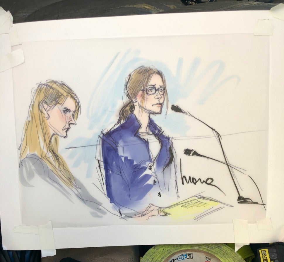Felicity Huffman Court Room Sketch