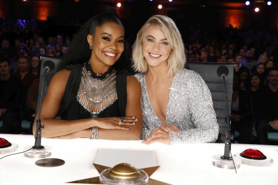 Gabrielle Union and Julianne Hough as the new judges on NBC's 'America's Got Talent' Season 14