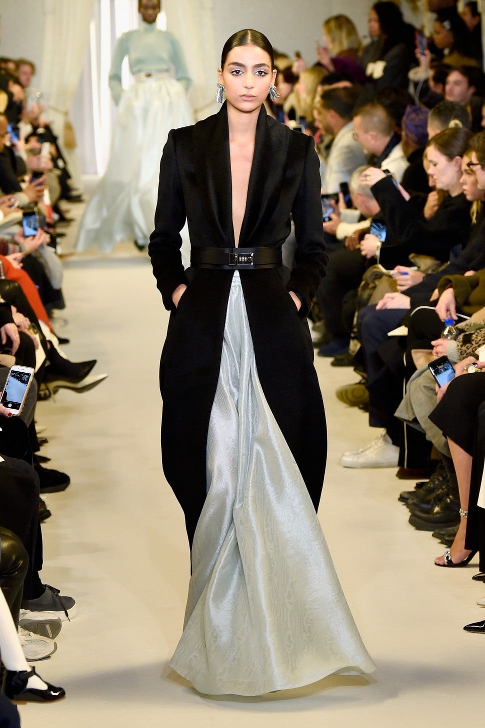 Brandon Maxwell fall 2019 belted jacket trend