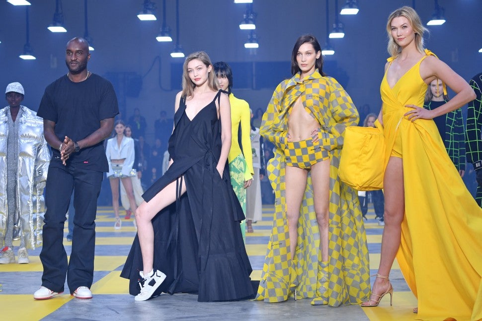 Off-White finale with Virgil Abloh, Gigi Hadid, Bella Hadid and Karlie Kloss
