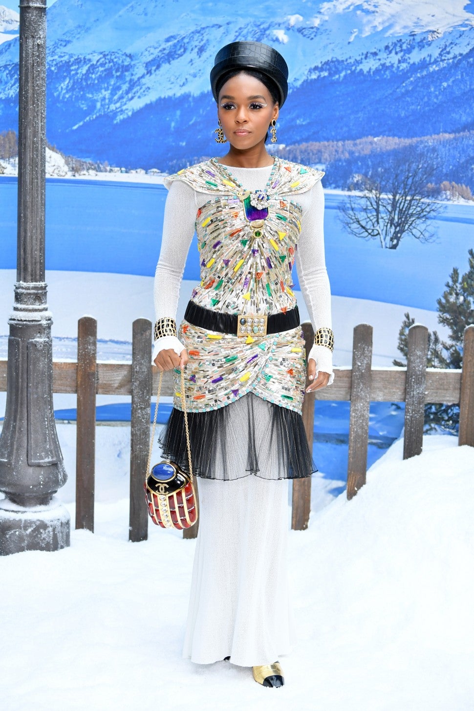 Janelle Monae at Chanel show