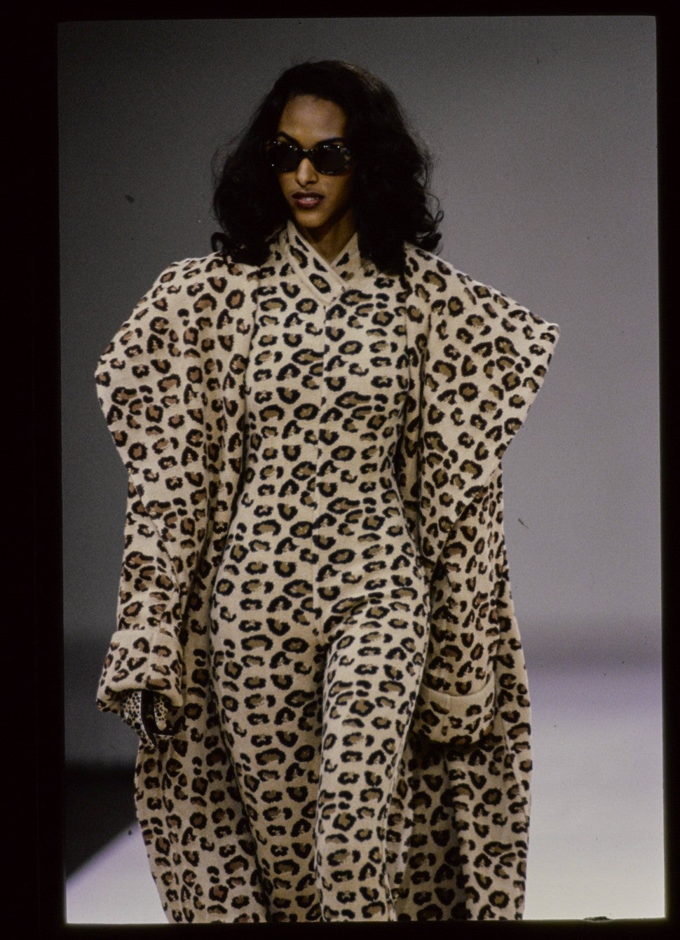 Azzedine Alaia cheetah catsuit 1991