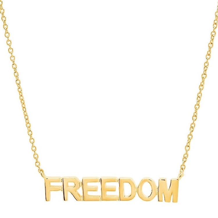 Jen Hansen freedom necklace