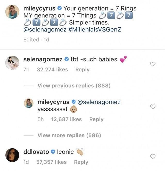 Selena Gomez, Miley Cyrus, Demi Lovato