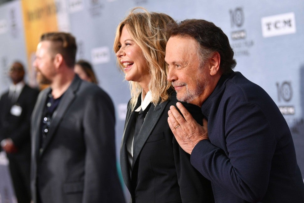 Meg Ryan and Billy Crystal at 30th Anniversary Screening of 'When Harry Met Sally' in Hollywood on April 11