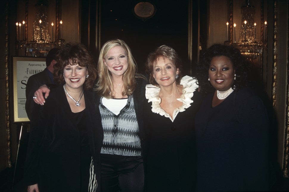 Joy Behar, Debbie Matenopoulos, Barbara Walters, and Star Jones