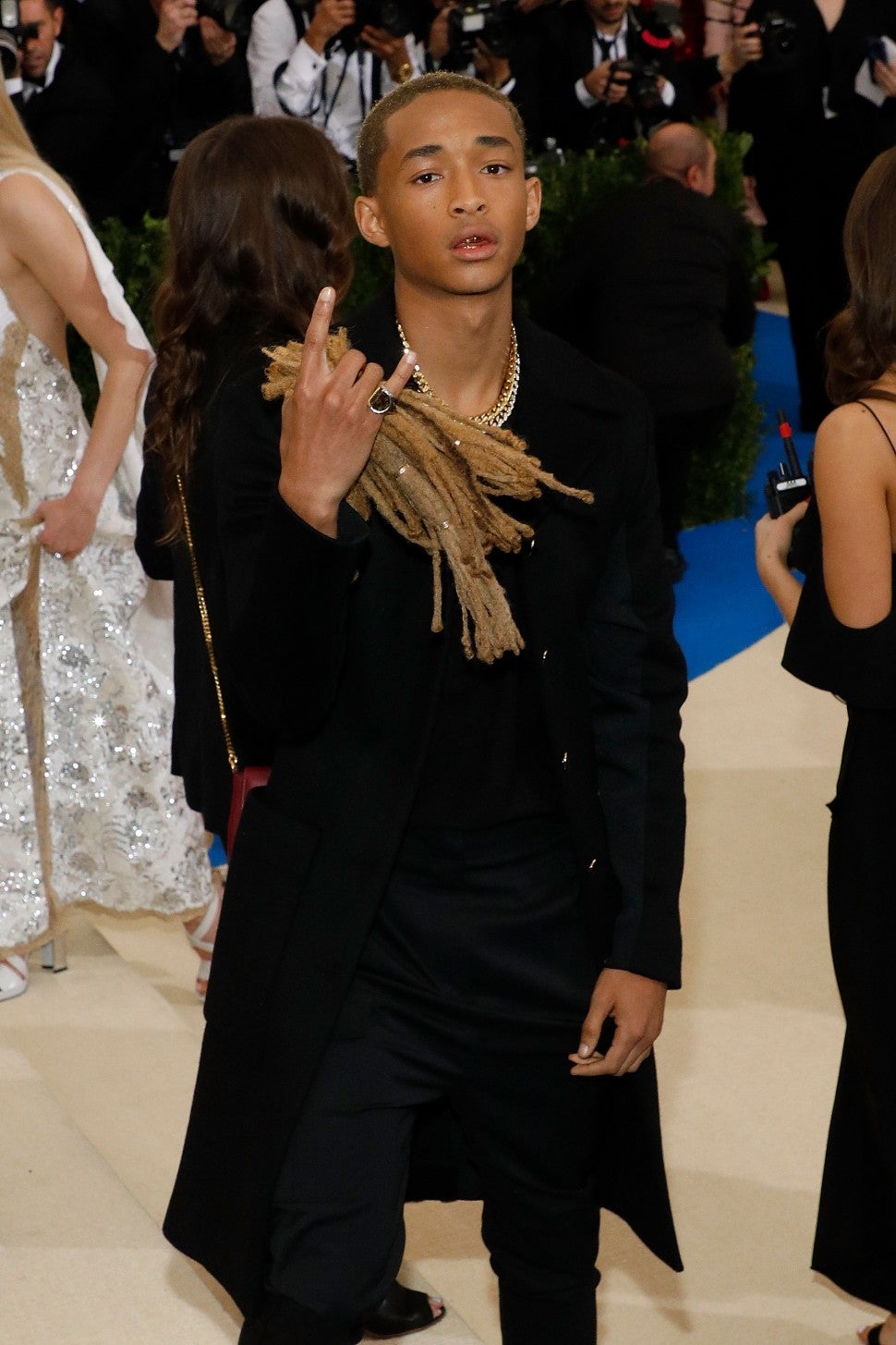 Jaden Smith attends "Rei Kawakubo/Commes Des Garcons: Art of the In-Between", the 2017 Costume Institute Benefit at Metropolitan Museum of Art on May 1, 2017 in New York City.