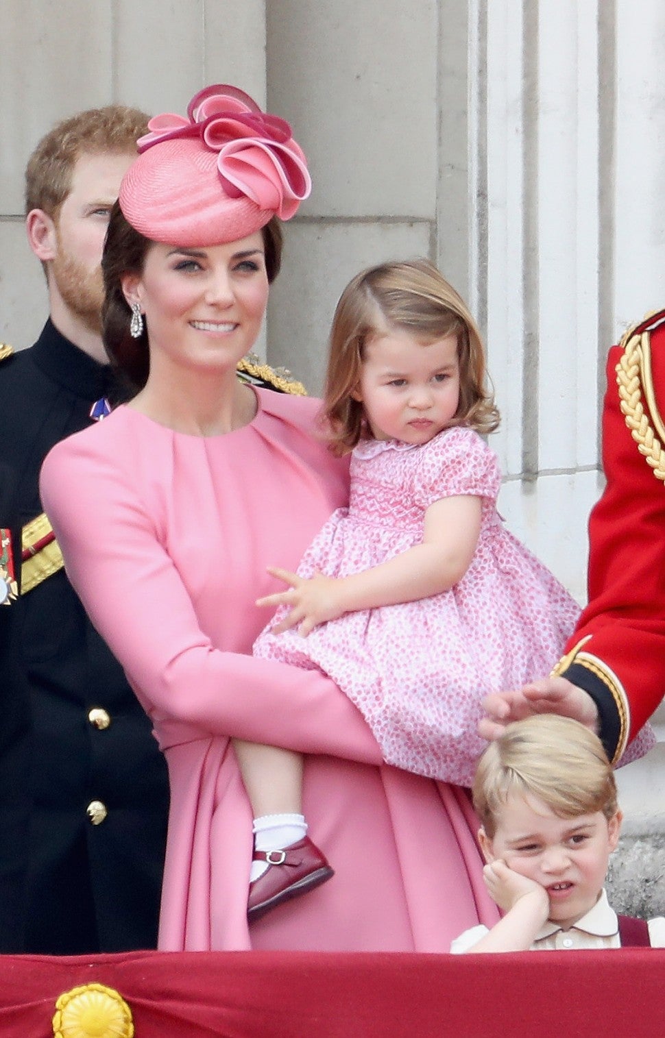 Princess Charlotte at Trooping the Colour June 2017