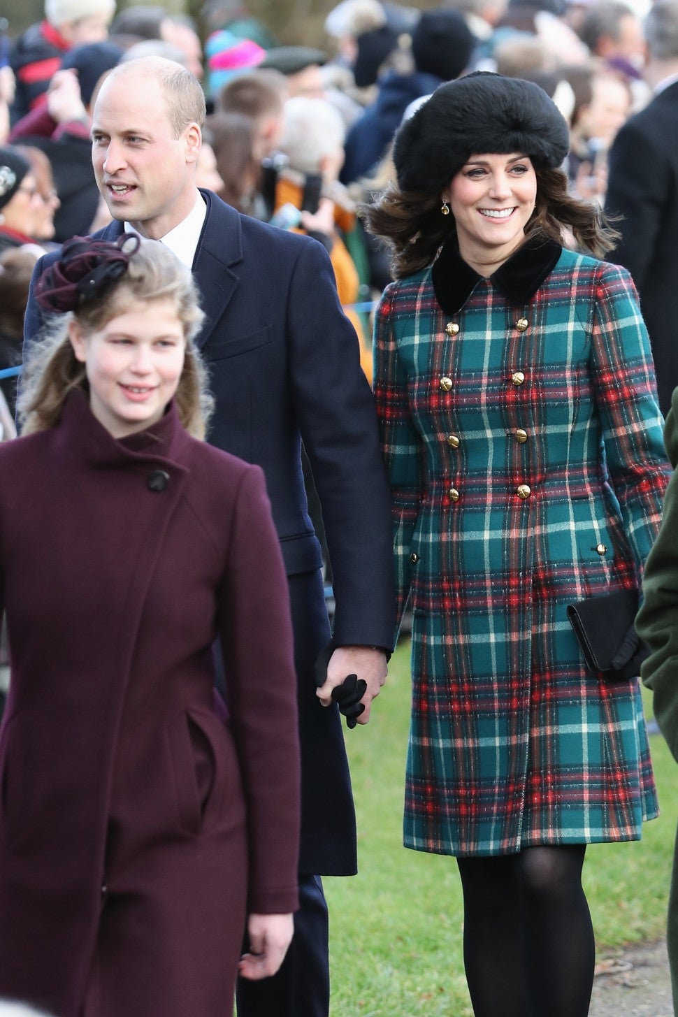 Kate Middleton Prince William Christmas Day 2017