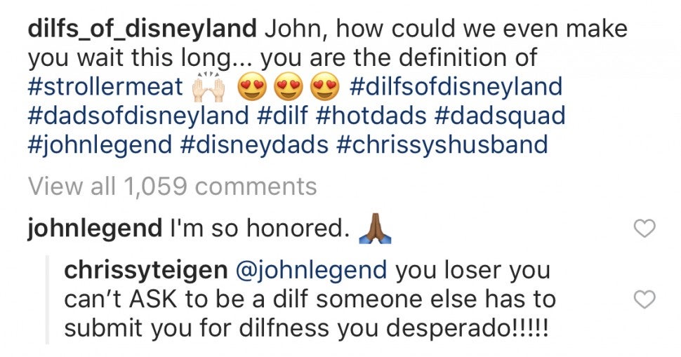John Legend Chrissy Teigen DILFS of Disneyland