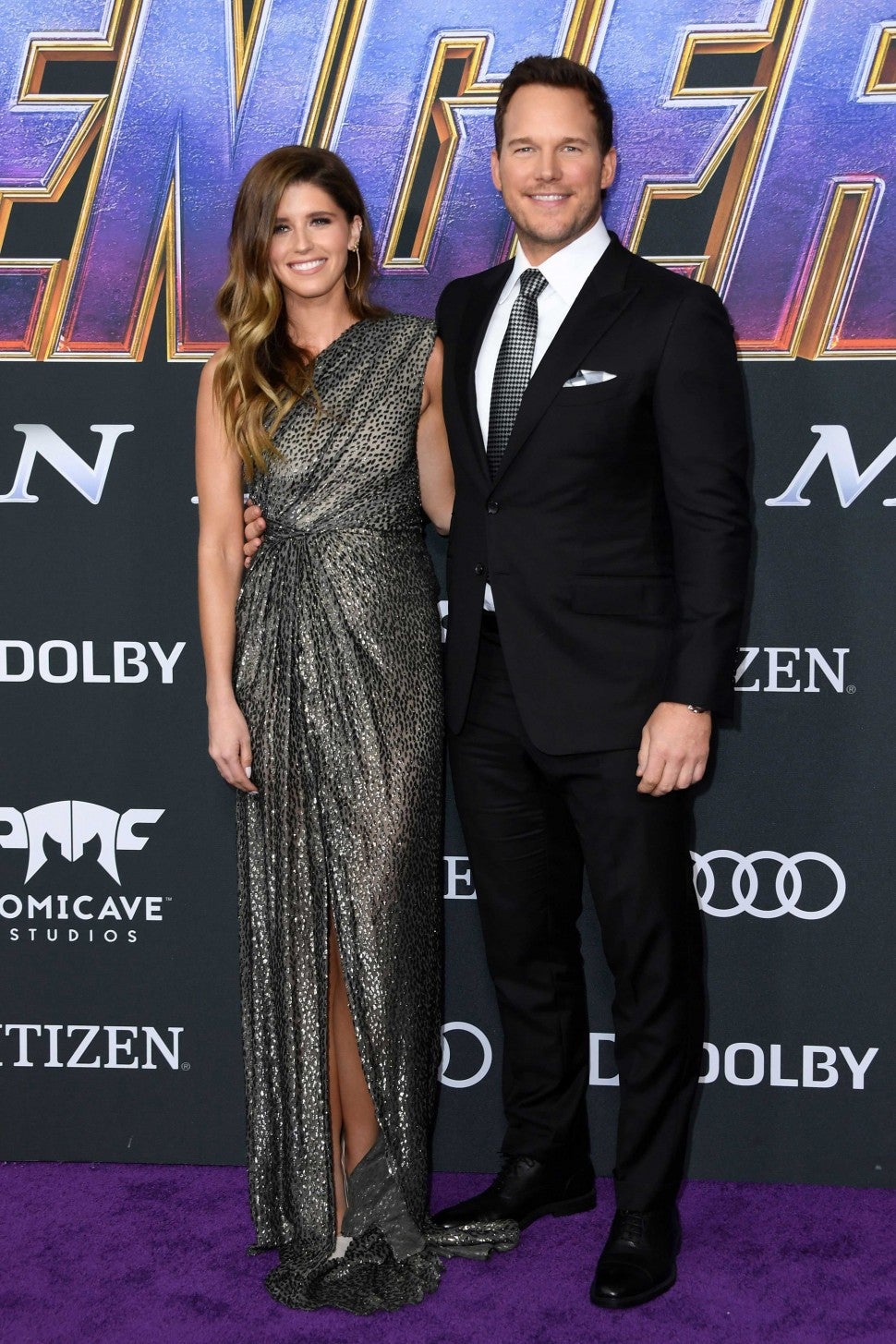 Katherine Schwarzenegger and Chris Pratt at the 'Avengers: Endgame' Premiere in LA on April 22.