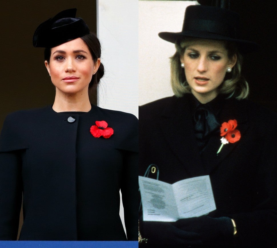 Meghan Markle Princess Diana Remembrance Day