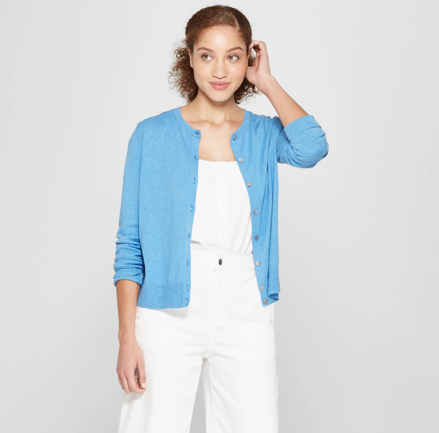 A New Day blue cardigan