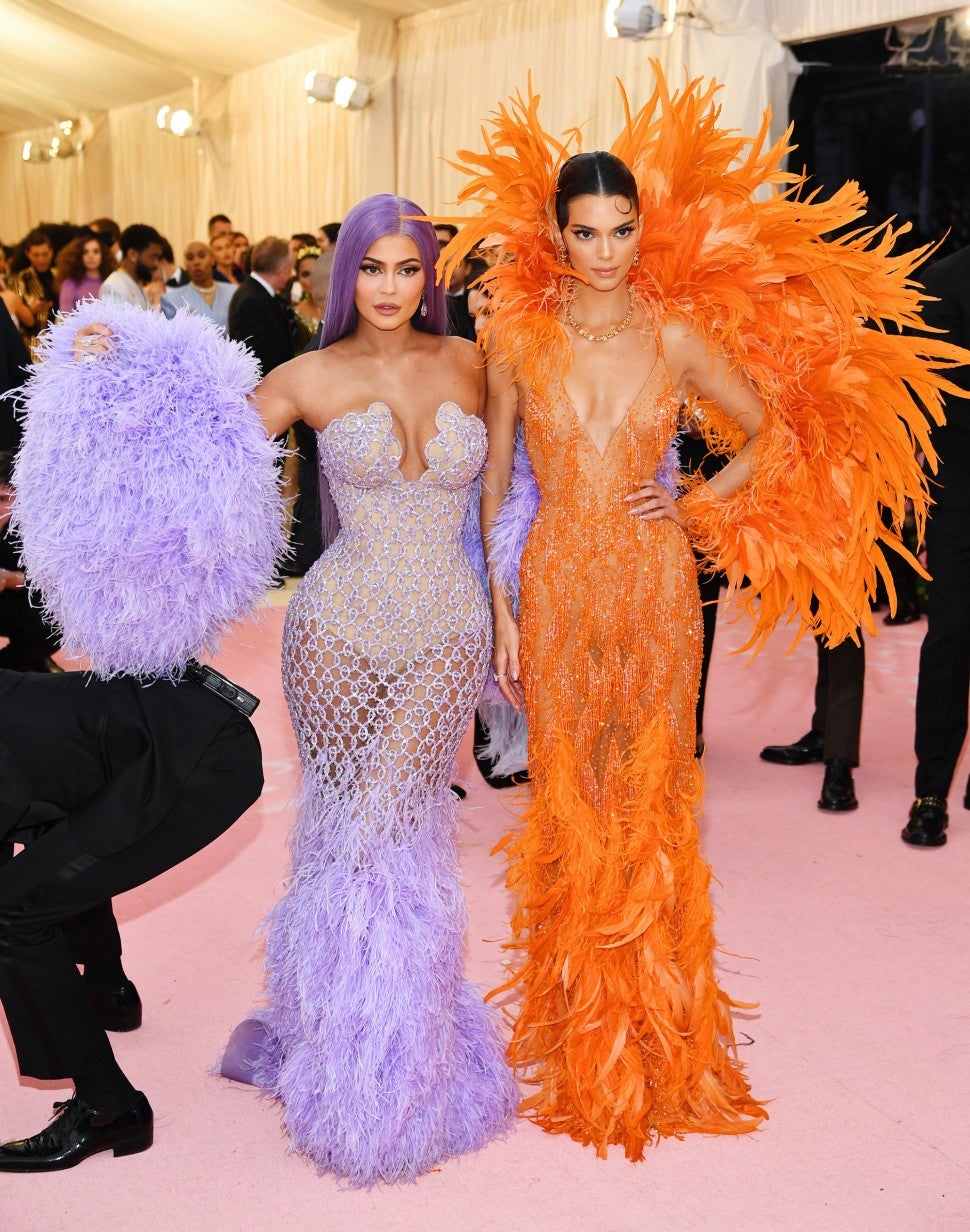 Kylie Jenner and Kendall Jenner at The 2019 Met Gala 