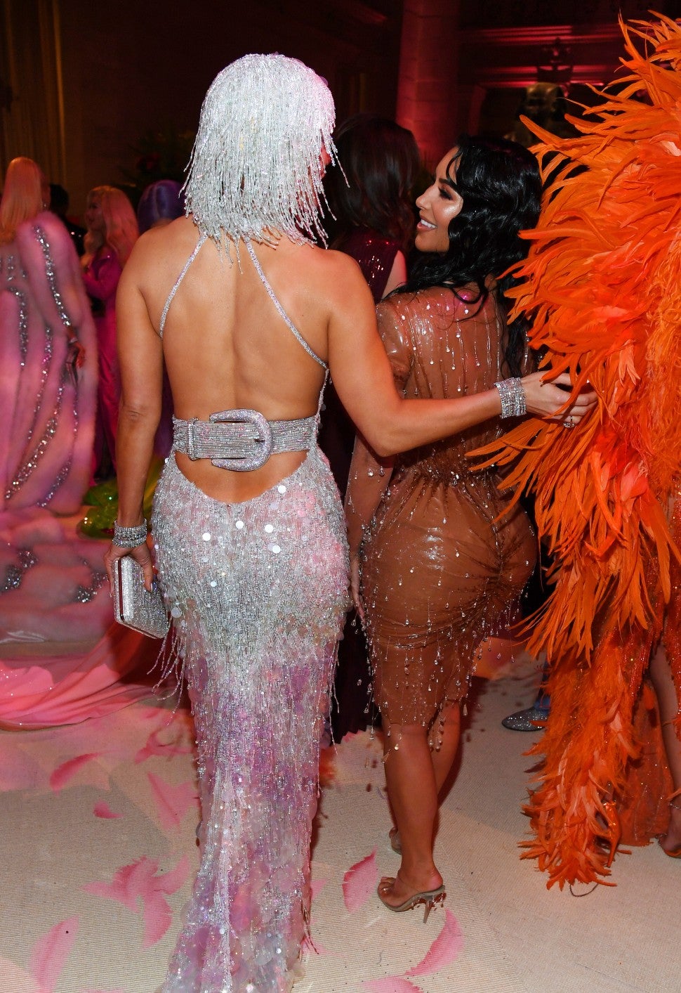 Jennifer Lopez and Kim Kardashian