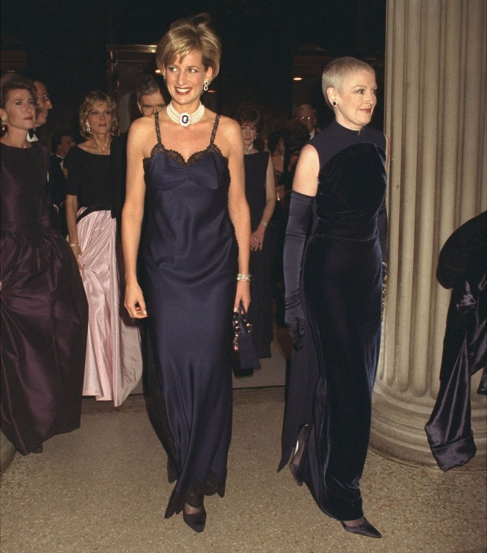 Princess Diana at 1996 Met Gala
