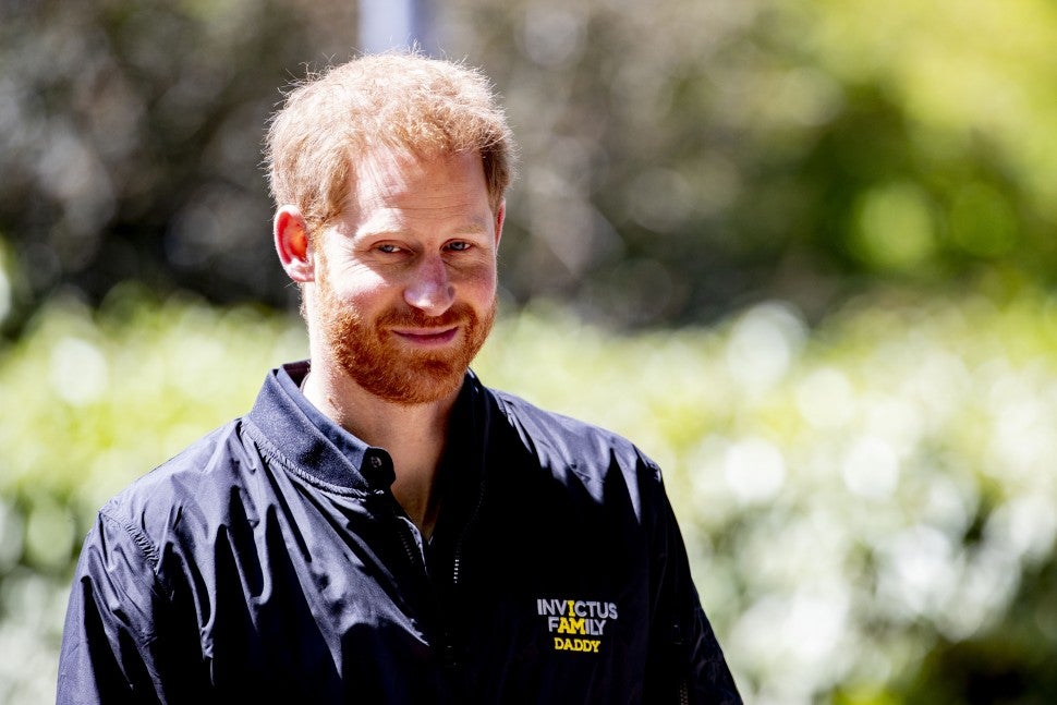 Prince Harry, Duke of Sussex during the launch of the Invictus Games on May 9, 2019 in The Hague, Netherlands.