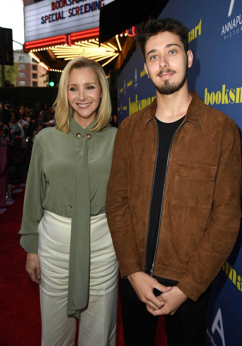 Lisa Kudrow and son Julian Murray Stern at a screening of Booksmart in LA on May 13
