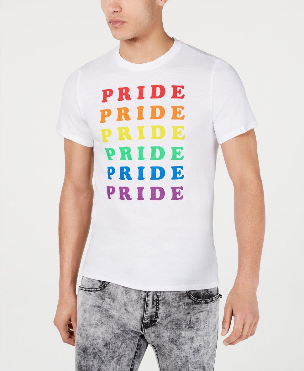 Macy's INC pride rainbow t-shirt