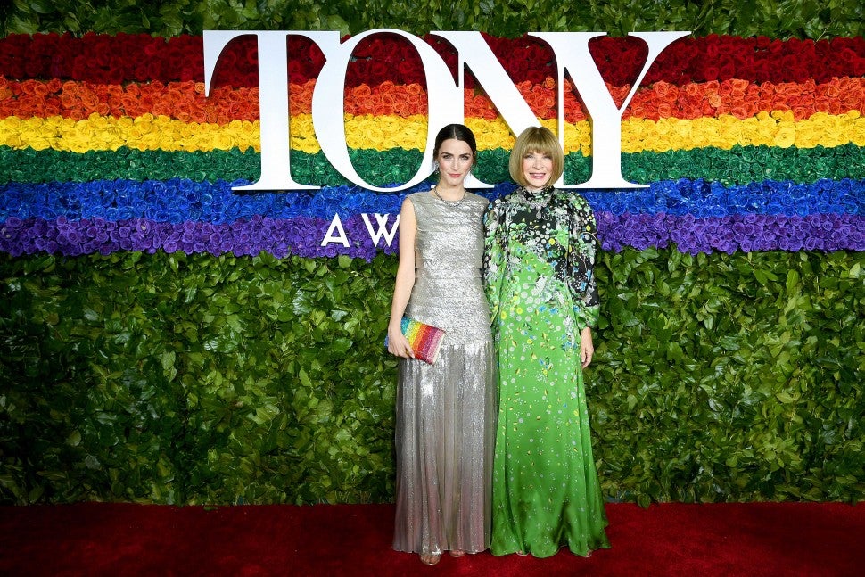 Anna Wintour and daughter Bee Shaffer at the 2019 Tony Awards in New York City on June 9