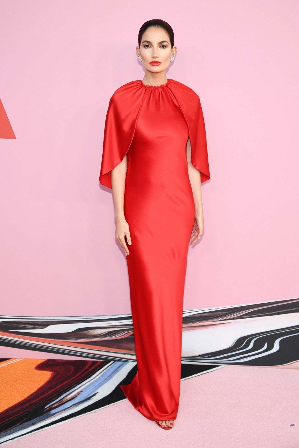 Lily Aldridge at 2019 CFDA Fashion Awards