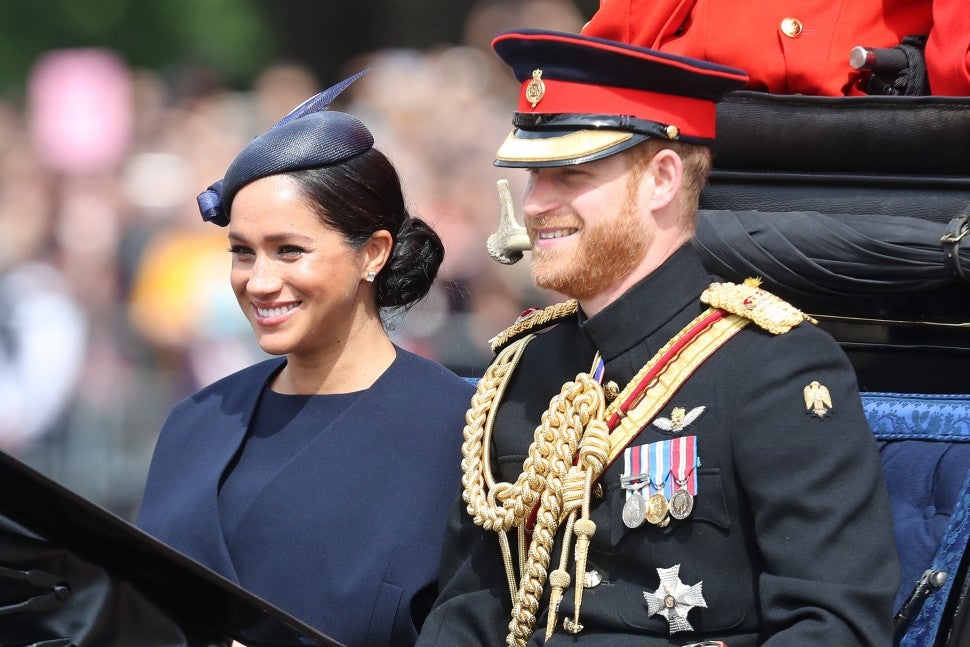 Meghan Markle Prince Harry Trooping the Colour 2019