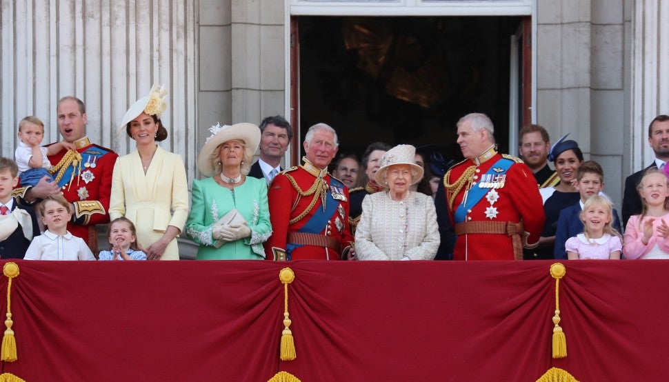 Royal Family Trooping the Colour Balcony 2019