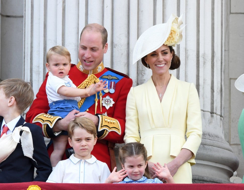 Prince Louis Kate Middleton Prince William Trooping the COlour