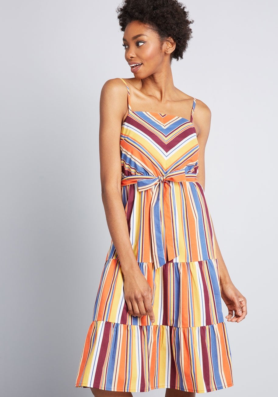 Modcloth striped dress