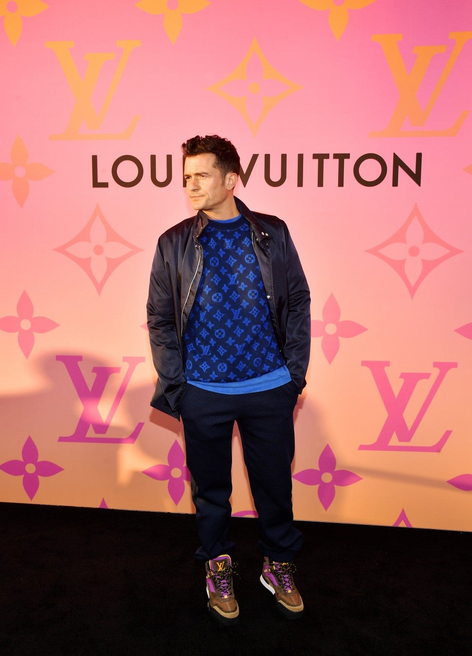 Orlando Bloom at Louis Vuitton X