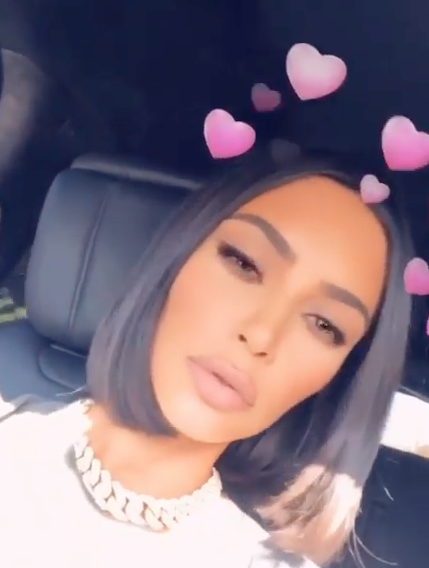 Kim Kardashian bob haircut