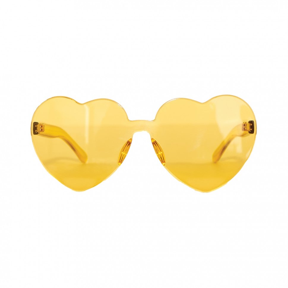 Taylor Swift yellow heart sunglasses