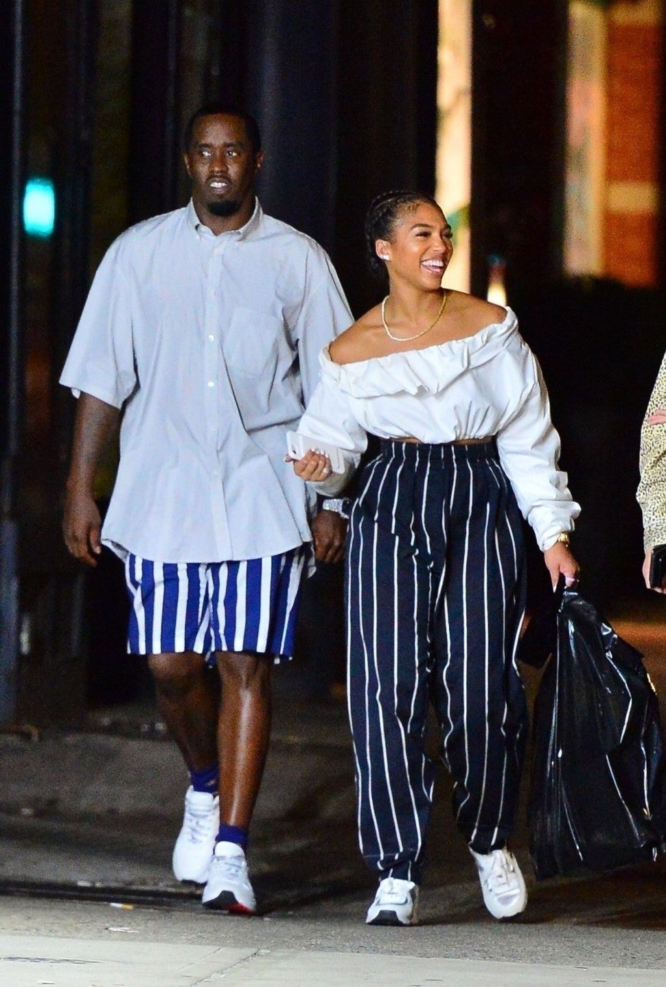 Diddy Enjoys Night Out With Steve Harvey's Stepdaughter Lori in NYC