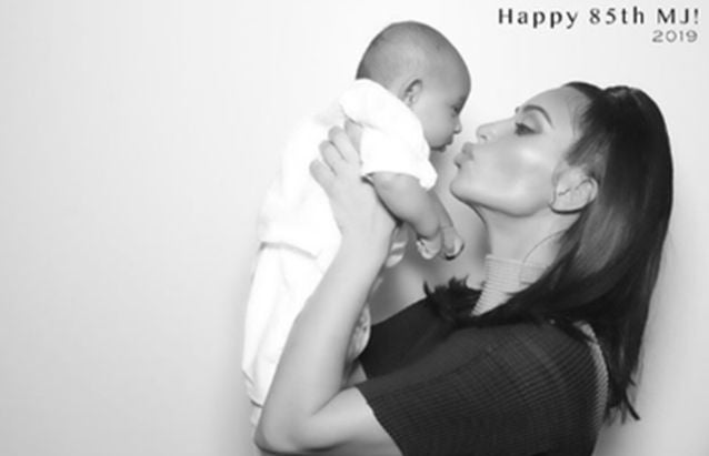 Kim Kardashian and Psalm West