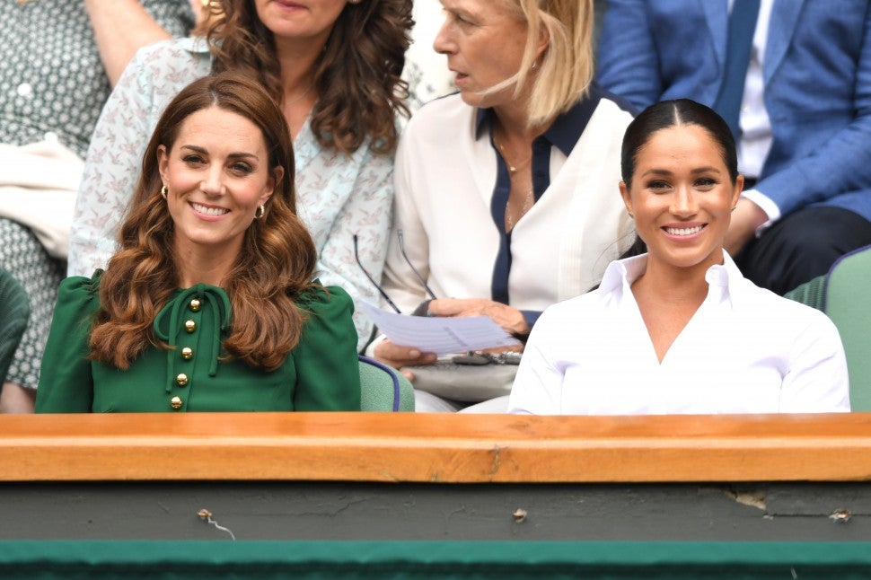 Kate Middleton Meghan Markle Wimbledon 2019