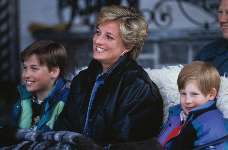 Prince William, Princess Diana, and Prince Harry
