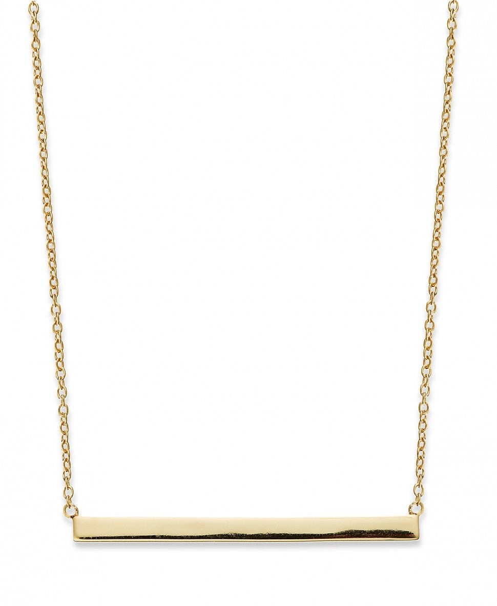 Giani Bernini 18k Gold Over Sterling Silver Bar Necklace