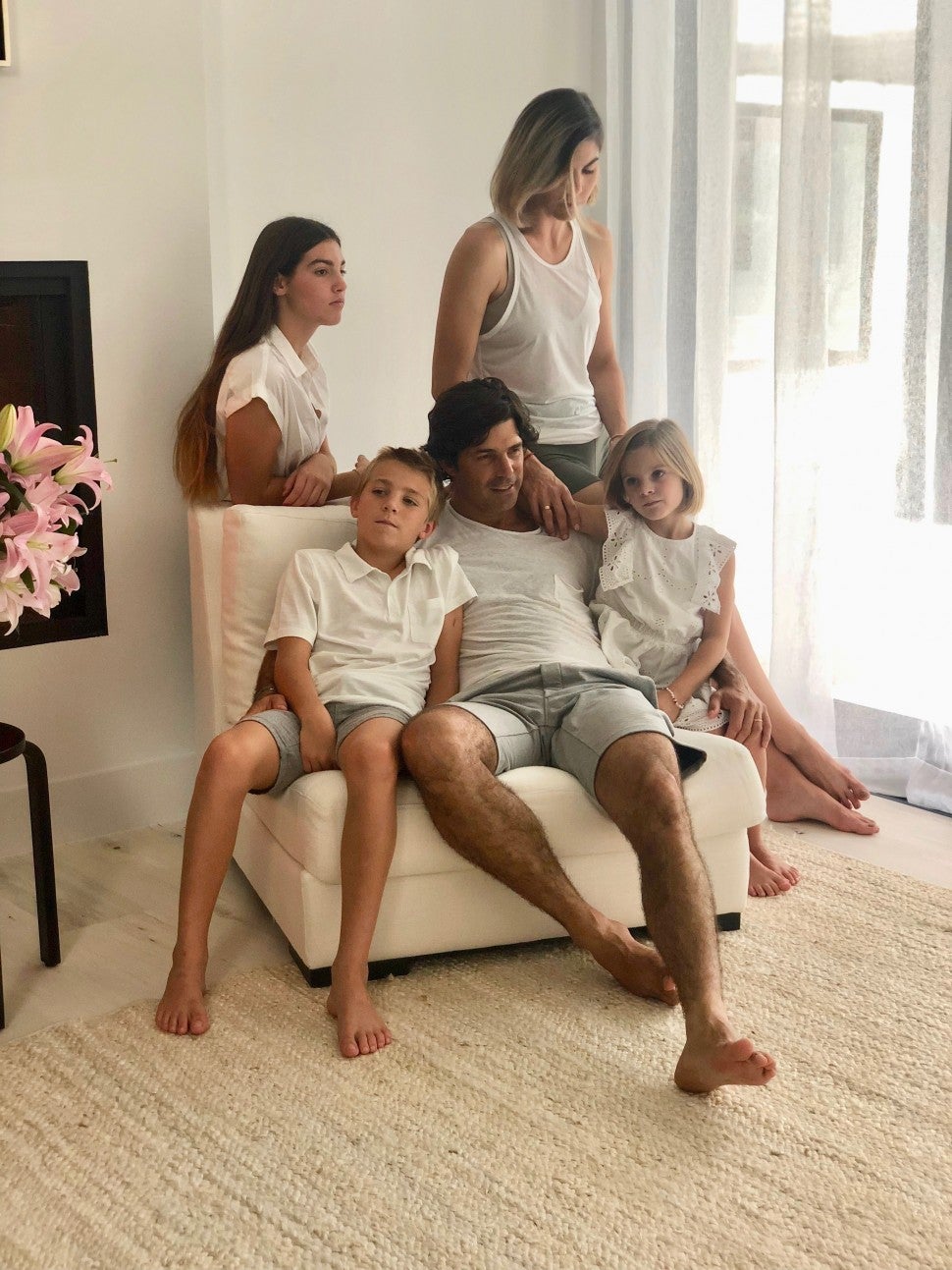 Nacho Figueras shoots zeel commercial with his family