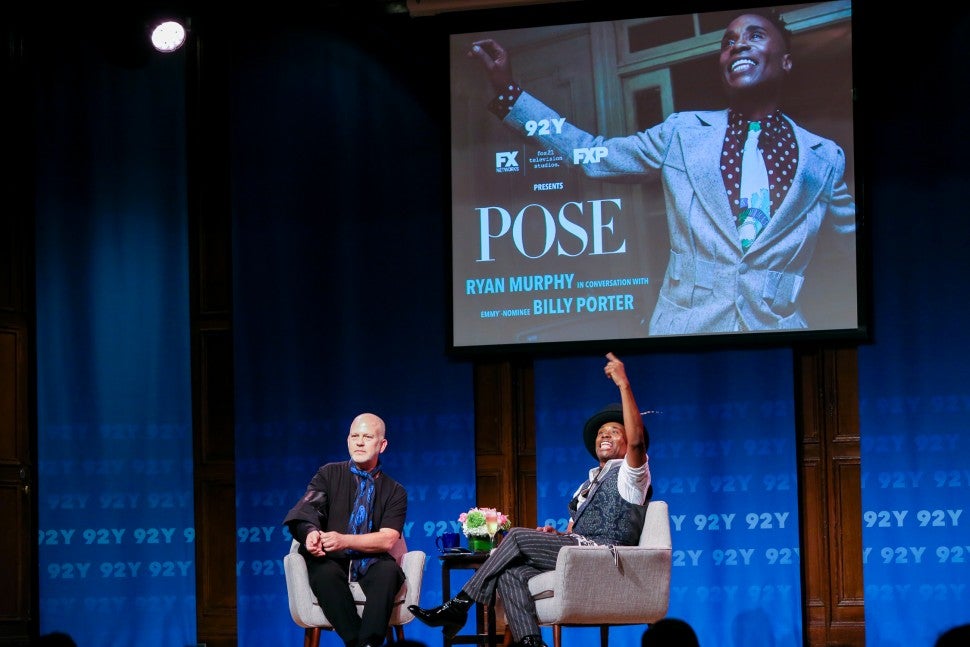Ryan Murphy and Billy Porter at 92nd st y