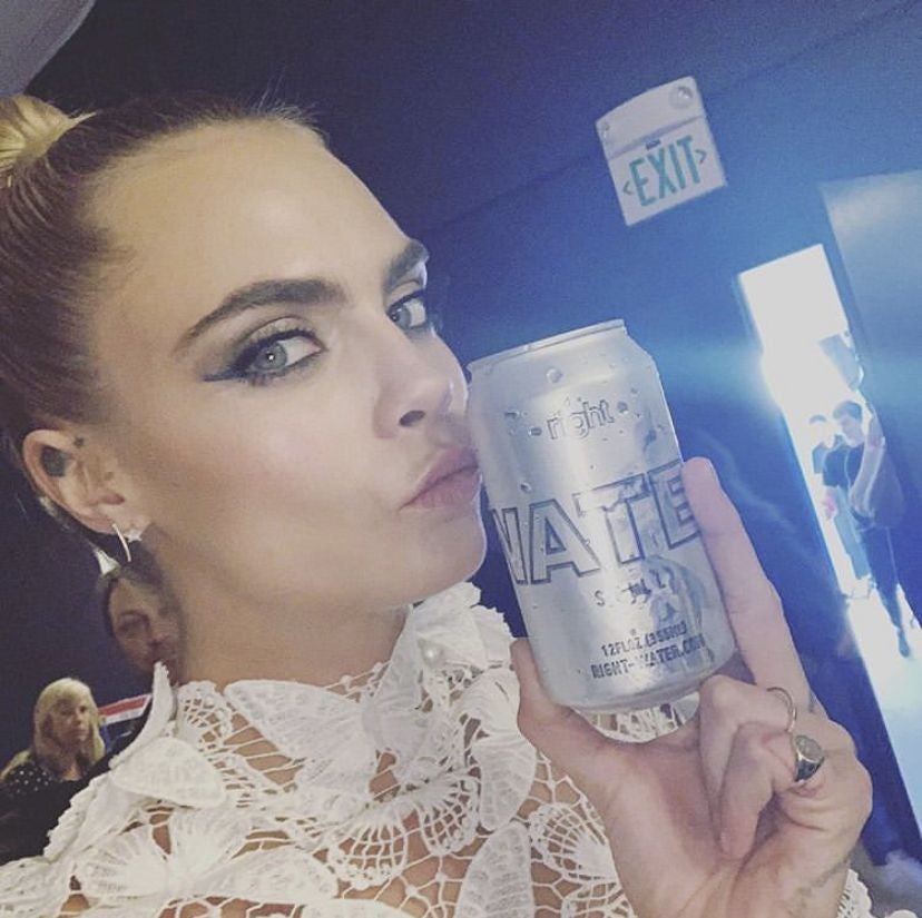 Cara Delevingne with RightWater