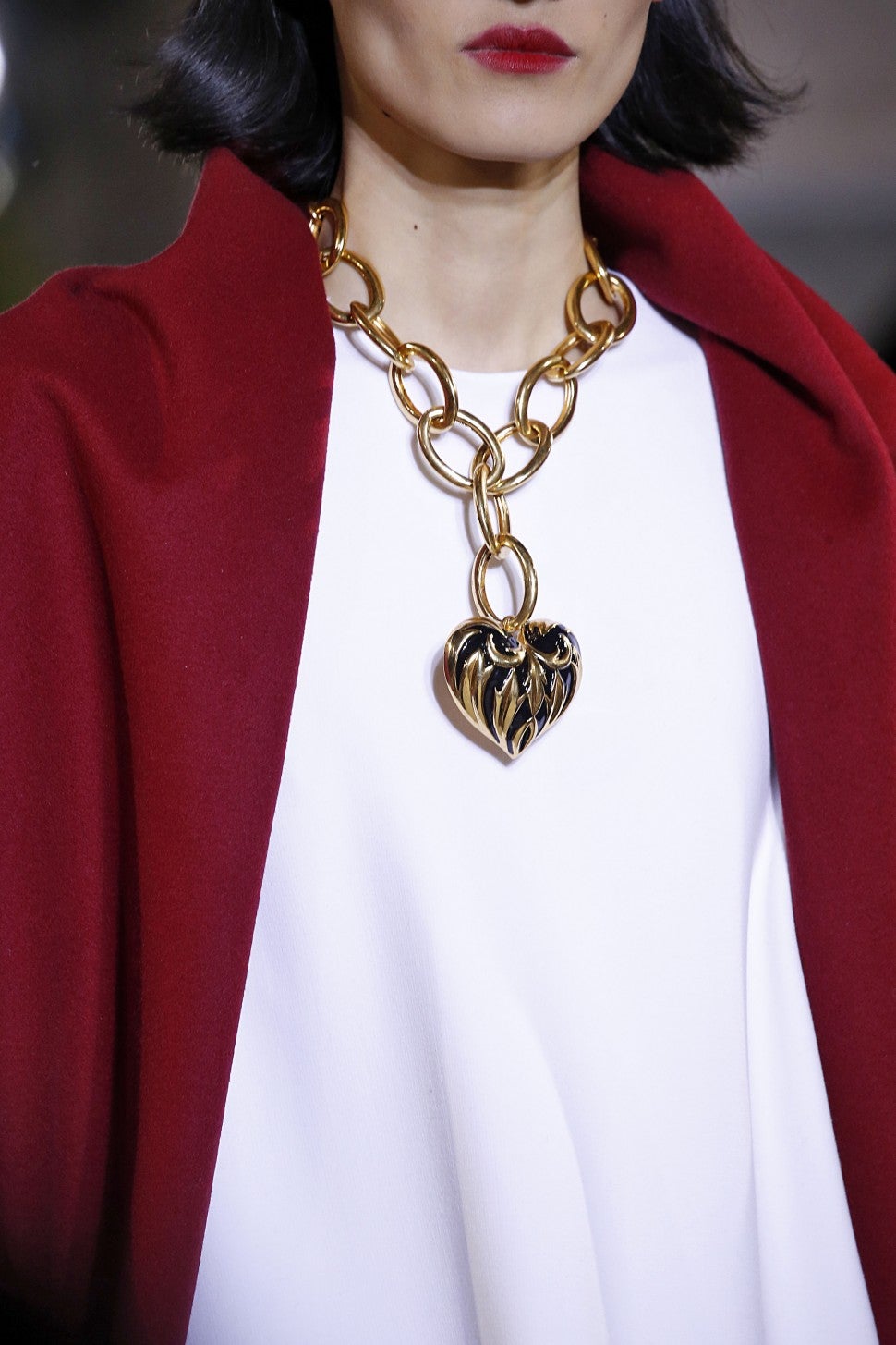 Oscar de la Renta fall 2019 jewelry chain necklace