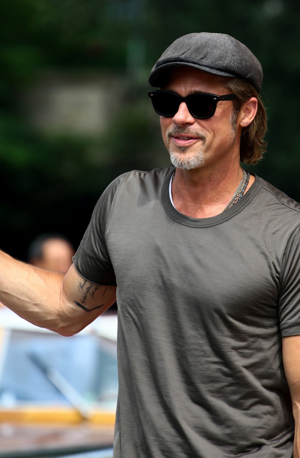 Brad Pitt Appears to Have a New Tattoo Next to His Angelina Jolie Ink |  Entertainment Tonight