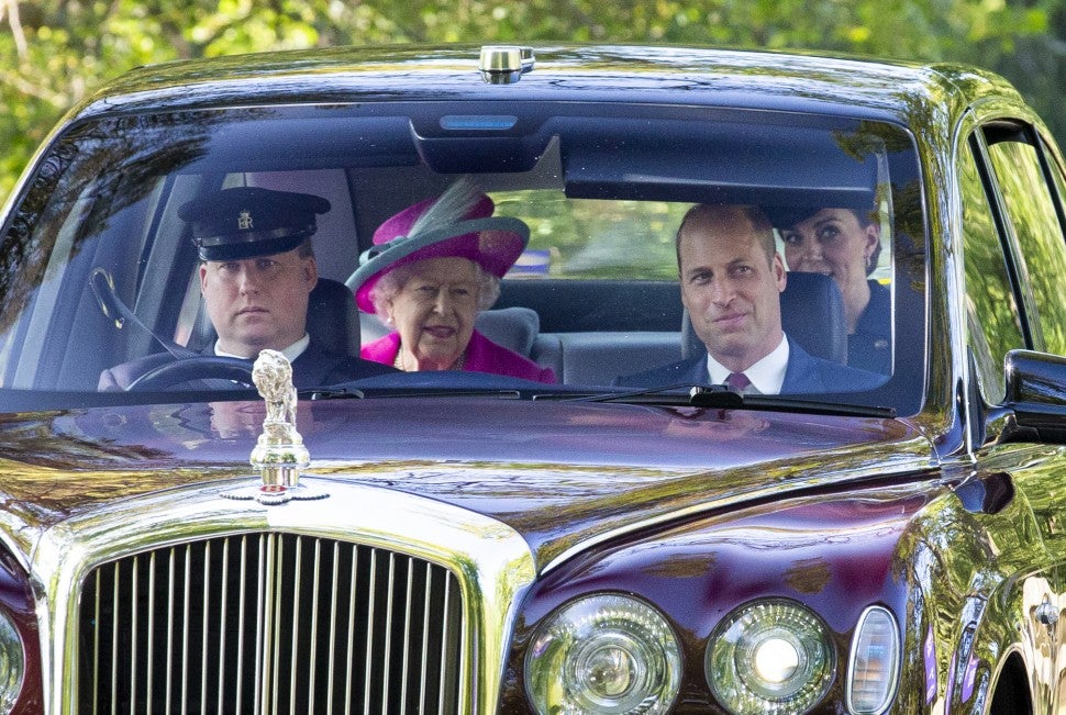 Queen Elizabeth II, Kate Middleton, Prince William