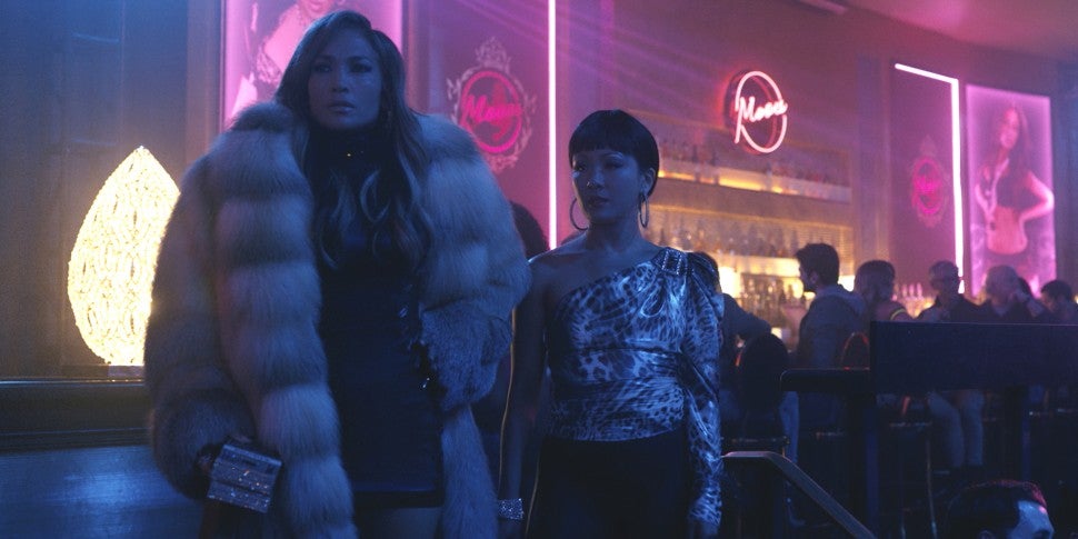 Hustlers, Constance Wu, Jennifer Lopez