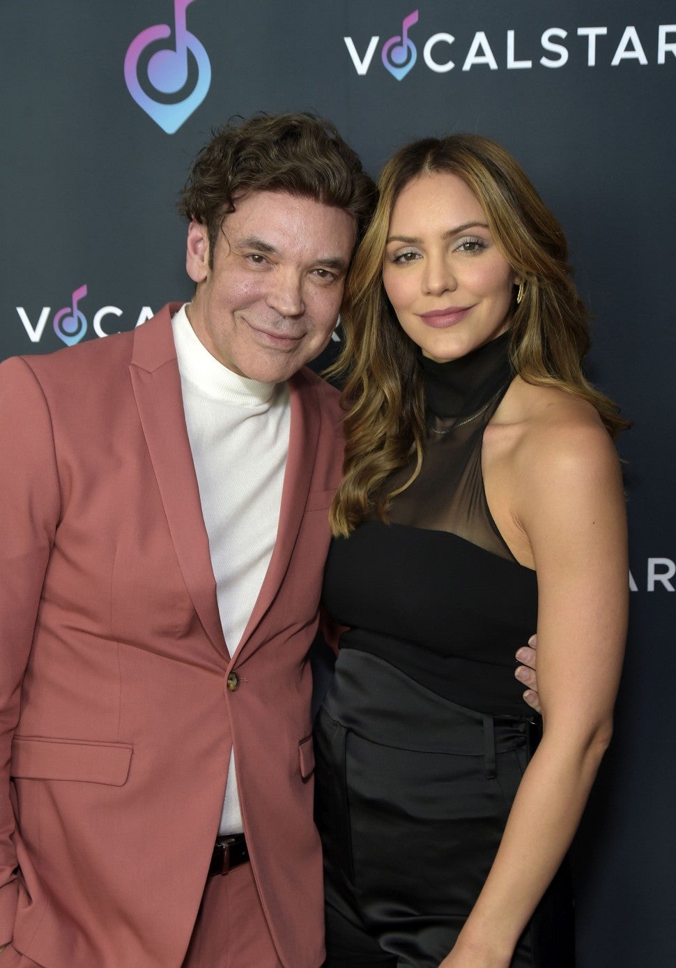 George Caceres and Katharine McPhee at Vocal Star