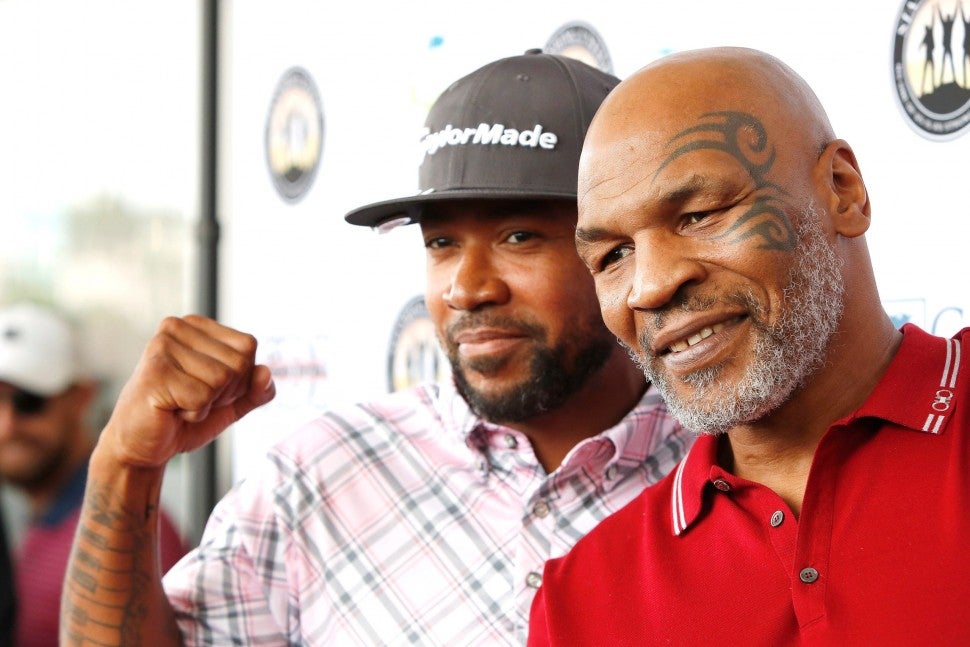 Columbus Short and Mike Tyson